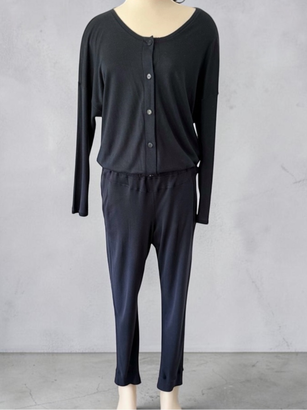 HANRO Knits Cashmere Wool One Piece Loungewear Jumpsuit Union Suit Size Small